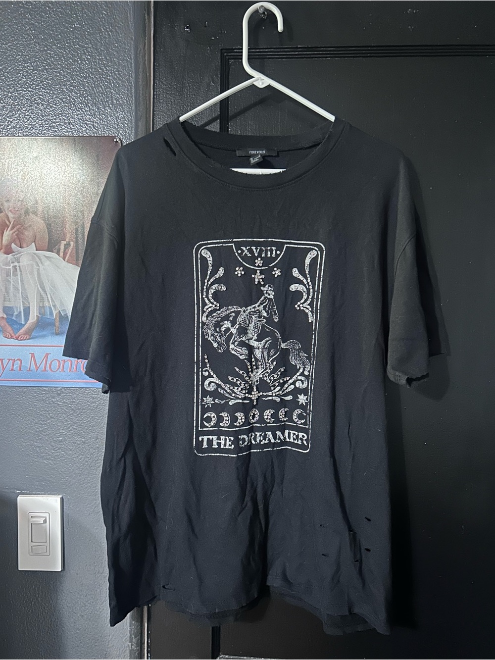 Forever 21 Black 'The Dreamer' Graphic Tee
